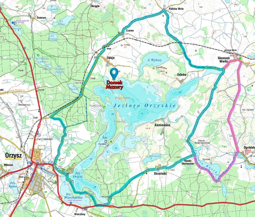 Domek Mazury - Jezioro 오지시 외부 사진